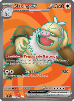 Carta Slaking ex da coleção Surging Sparks