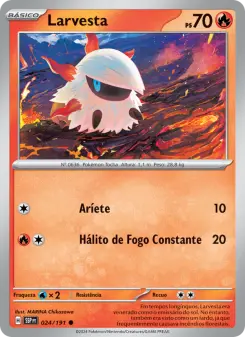 Carta Larvesta da coleção Surging Sparks
