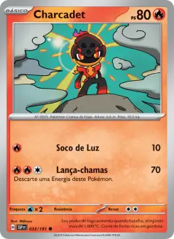 Carta Charcadet da coleção Surging Sparks