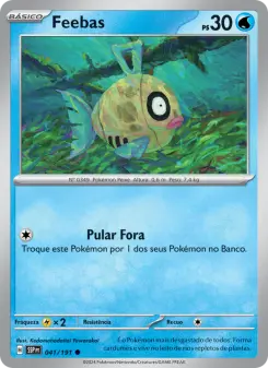 Carta Feebas da coleção Surging Sparks