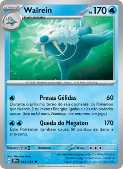 Carta Walrein da coleção Surging Sparks