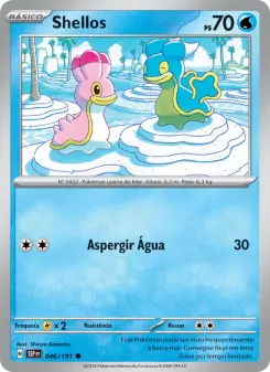 Carta Shellos da coleção Surging Sparks