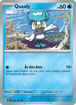 Carta Quaxly da coleção Surging Sparks