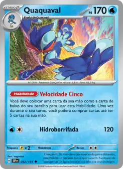 Carta Quaquaval da coleção Surging Sparks