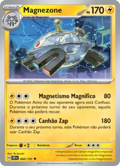 Carta Magnezone da coleção Surging Sparks