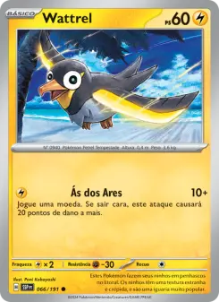 Carta Wattrel da coleção Surging Sparks