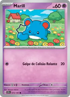 Carta Marill da coleção Surging Sparks