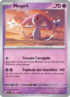 Carta Mesprit da coleção Surging Sparks
