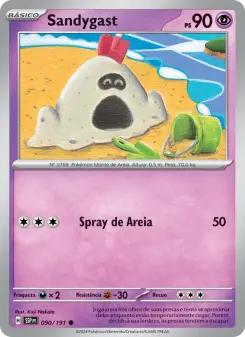 Carta Sandygast da coleção Surging Sparks