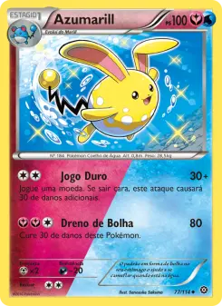 Carta Azumarill da coleção Steam Siege