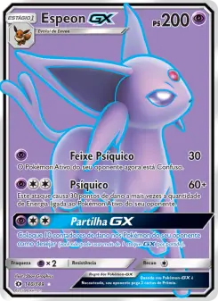 Carta Espeon GX