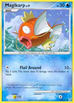 Carta Magikarp da coleção Supreme Victors
