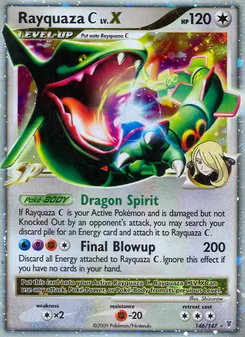 Carta Rayquaza C LV.X