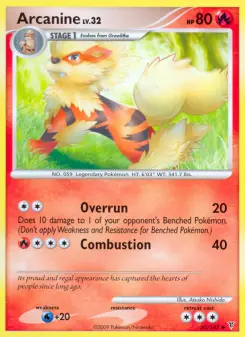 Carta Arcanine da coleção Supreme Victors