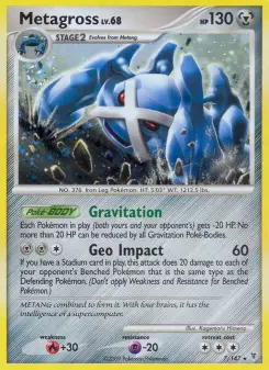 Carta Metagross da coleção Supreme Victors