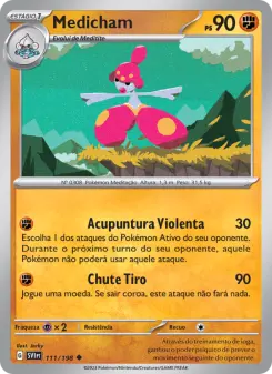 Carta Medicham da coleção Scarlet & Violet