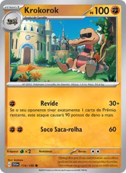 Carta Krokorok da coleção Scarlet & Violet