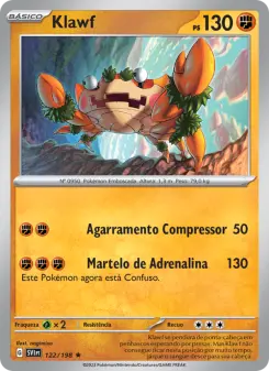 Carta Klawf da coleção Scarlet & Violet