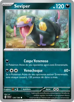 Carta Seviper da coleção Scarlet & Violet