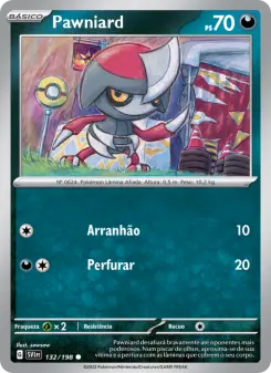 Carta Pawniard da coleção Scarlet & Violet