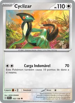Carta Cyclizar da coleção Scarlet & Violet