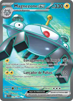 Carta Magnezone ex da coleção Scarlet & Violet