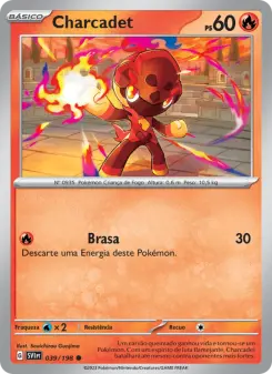 Carta Charcadet da coleção Scarlet & Violet