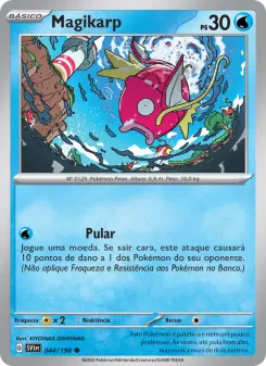 Carta Magikarp da coleção Scarlet & Violet