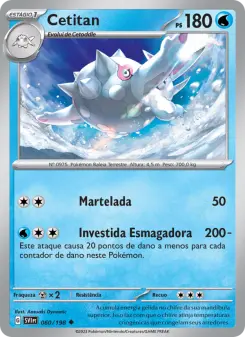 Carta Cetitan da coleção Scarlet & Violet