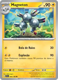 Carta Magneton da coleção Scarlet & Violet