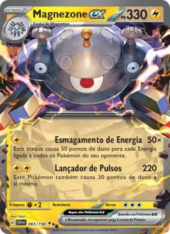 Carta Magnezone ex da coleção Scarlet & Violet