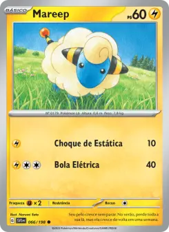 Carta Mareep da coleção Scarlet & Violet