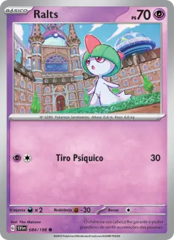Carta Ralts da coleção Scarlet & Violet