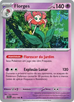 Carta Florges da coleção Scarlet & Violet