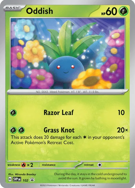 Carta Oddish