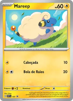 Carta Mareep da coleção SVP Black Star Promos