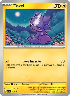 Carta Toxel da coleção SVP Black Star Promos