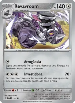 Carta Revavroom da coleção SVP Black Star Promos
