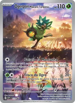 Carta Teal Mask Ogerpon da coleção SVP Black Star Promos