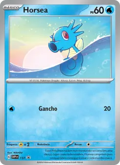 Carta Horsea da coleção SVP Black Star Promos