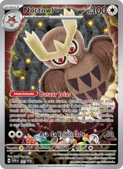 Carta Noctowl da coleção SVP Black Star Promos