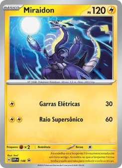 Carta Miraidon da coleção SVP Black Star Promos