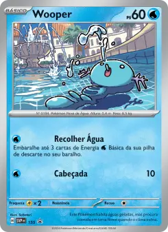 Carta Wooper da coleção SVP Black Star Promos