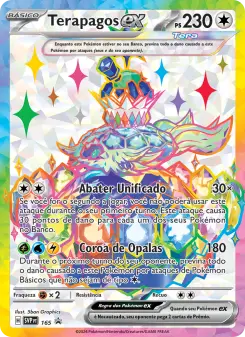 Carta Terapagos ex da coleção SVP Black Star Promos