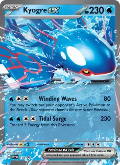 Carta Kyogre ex