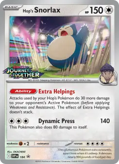 Carta Hop's Snorlax