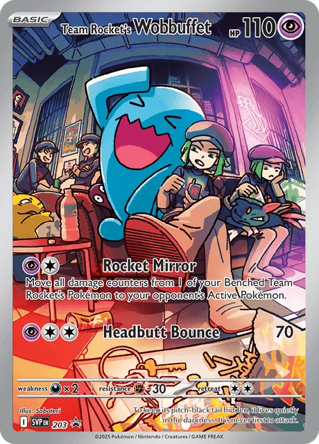 Carta Team Rocket's Wobbuffet