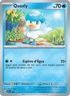 Carta Quaxly da coleção SVP Black Star Promos