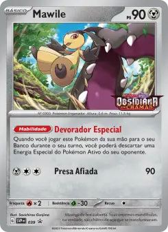 Carta Mawile da coleção SVP Black Star Promos