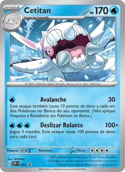Carta Cetitan da coleção SVP Black Star Promos